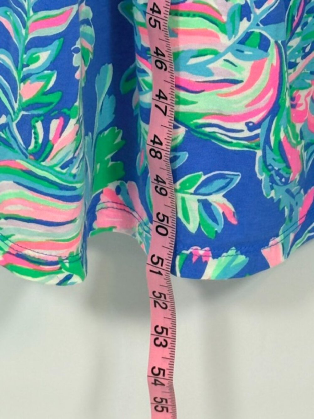 NWT Lilly Pulitzer Merle Off Shoulder Midi Dress Blue Fare Fancy Fins XL - Picture 8 of 11